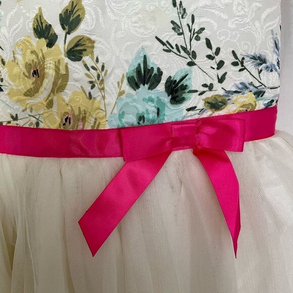 Ruby & Bloom Floral Butterfly Fit and Flare Dress Size 4 - Picture 6 of 14